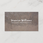 テクスチャ金属 名刺 (正面)