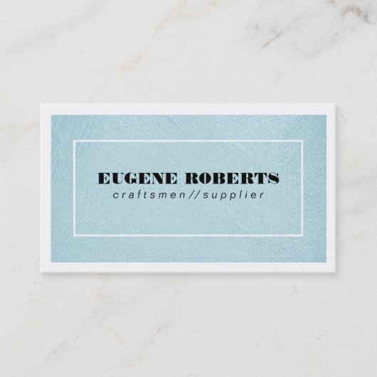 テクスチャ青縁ど/ 2 名刺 (正面)