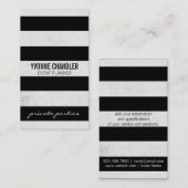 テクスチャ/ストライプ 名刺 (正面/裏面)