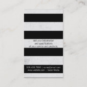 テクスチャ/ストライプ 名刺 (裏面)