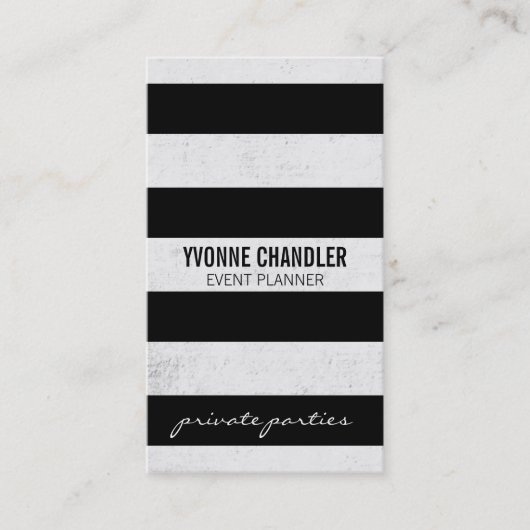 テクスチャ/ストライプ 名刺 (正面)