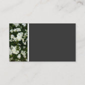 テクスチャ(小さな花) 名刺 (裏面)