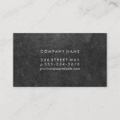 テクスチャ/石板と金ゴールド 名刺 (裏面)
