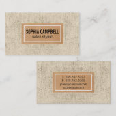 テクスチャ |素朴 | 名刺 (正面/裏面)