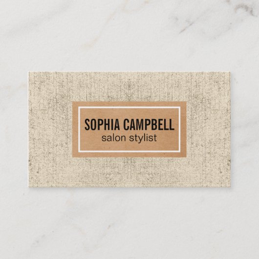 テクスチャ |素朴 | 名刺 (正面)