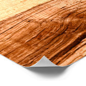 テクスチャ:薪を刻んで積み上げ、冬 ポスター (角)