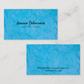 テクスチャ |青 名刺 (正面/裏面)