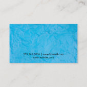 テクスチャ |青 名刺 (裏面)