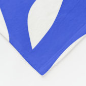 テクスチャAppleシルエット:手書きパターン フリースブランケット (角)