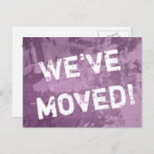 テクスチ動揺してャの外観ポストカードの移動 案内ポストカード (正面/裏面)