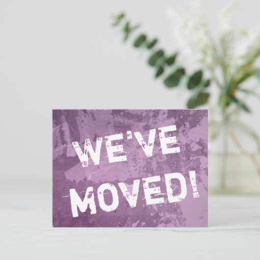 テクスチ動揺してャの外観ポストカードの移動 案内ポストカード (スタンド正面)