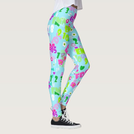 テクスチ教えャ数学物理勉強学校 レギンス (右)