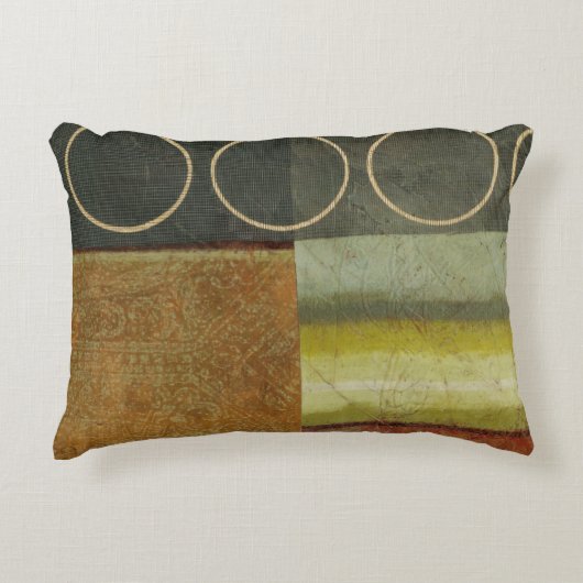 テクスチ数々のュされた抽象芸術の絵画by Vision Studio アクセントクッション (正面)