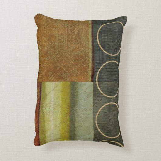 テクスチ数々のュされた抽象芸術の絵画by Vision Studio アクセントクッション (裏面(縦))