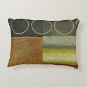 テクスチ数々のュされた抽象芸術の絵画by Vision Studio アクセントクッション (裏面)