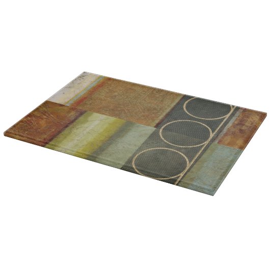 テクスチ数々のュされた抽象芸術の絵画by Vision Studio カッティングボード (角)