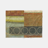 テクスチ数々のュされた抽象芸術の絵画by Vision Studio フリースブランケット (正面(横))