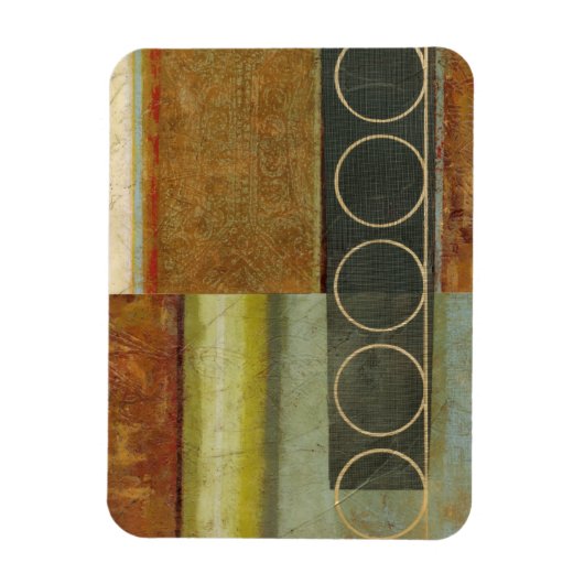 テクスチ数々のュされた抽象芸術の絵画by Vision Studio マグネット (縦)