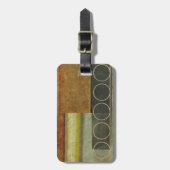 テクスチ数々のュされた抽象芸術の絵画by Vision Studio ラゲッジタグ (正面縦)