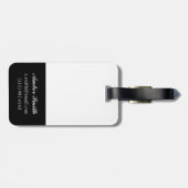 テクスチ数々のュされた抽象芸術の絵画by Vision Studio ラゲッジタグ (裏面横)