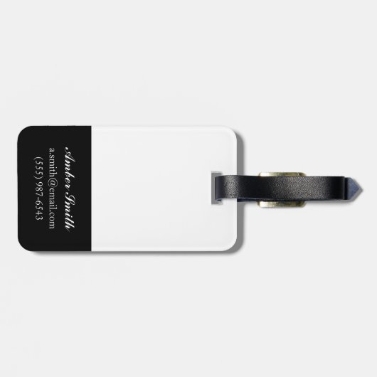 テクスチ数々のュされた抽象芸術の絵画by Vision Studio ラゲッジタグ (裏面横)