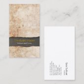 テクスチ素朴ャグランジリテール取引名刺 名刺 (正面/裏面)