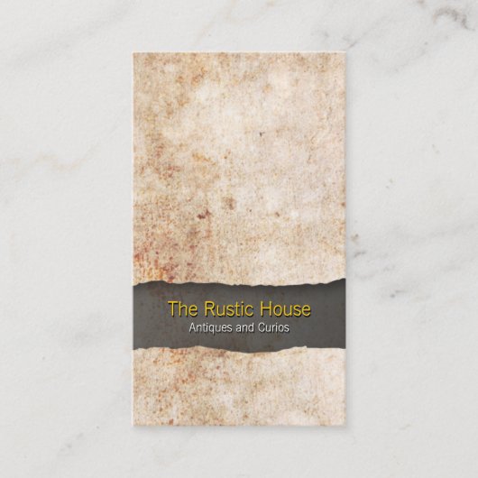 テクスチ素朴ャグランジリテール取引名刺 名刺 (正面)