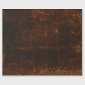 テクスチ素朴ャヴィンテージダークブラウン減光 ラッピングペーパー (フラット)