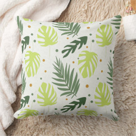 テクスチ葉ャにトロピカル水玉模様とトロピカル粒子。 クッション