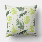 テクスチ葉ャにトロピカル水玉模様とトロピカル粒子。 クッション (裏面)