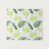 テクスチ葉ャにトロピカル水玉模様とトロピカル粒子。 タペストリー (正面(横))