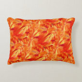 テクスチ風変わりャ非常にサテン色のトーンは、多くの赤みを帯びた黄金 アクセントクッション (正面)