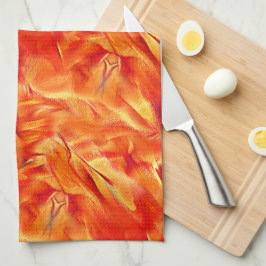 テクスチ風変わりャ非常にサテン色のトーンは、多くの赤みを帯びた黄金 キッチンタオル