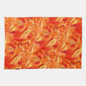 テクスチ風変わりャ非常にサテン色のトーンは、多くの赤みを帯びた黄金 キッチンタオル (横)