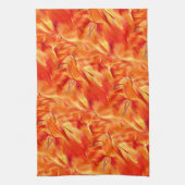 テクスチ風変わりャ非常にサテン色のトーンは、多くの赤みを帯びた黄金 キッチンタオル (縦)