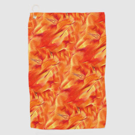 テクスチ風変わりャ非常にサテン色のトーンは、多くの赤みを帯びた黄金 ゴルフタオル