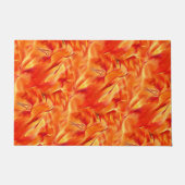 テクスチ風変わりャ非常にサテン色のトーンは、多くの赤みを帯びた黄金 ドアマット (正面)