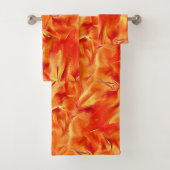 テクスチ風変わりャ非常にサテン色のトーンは、多くの赤みを帯びた黄金 バスタオルセット (インサイチュ)