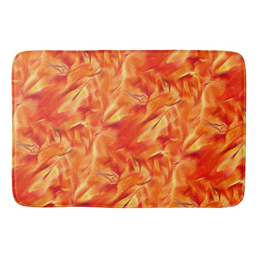 テクスチ風変わりャ非常にサテン色のトーンは、多くの赤みを帯びた黄金 バスマット (正面)