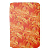 テクスチ風変わりャ非常にサテン色のトーンは、多くの赤みを帯びた黄金 バスマット (正面縦)