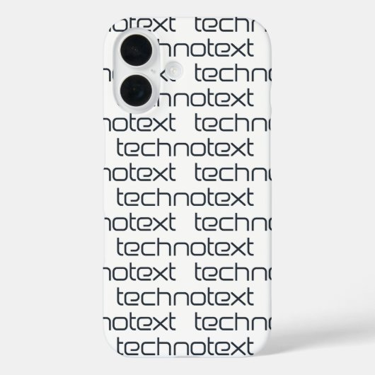 テクストテクスト ロゴ Case-Mate iPhoneケース (裏面)