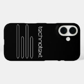 テクストテクノロゴ Case-Mate iPhoneケース (裏面 (横))