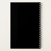 テクスプルグリーンブルーネオンドリッ絵を描プ抽象芸術 ノートブック (裏面)