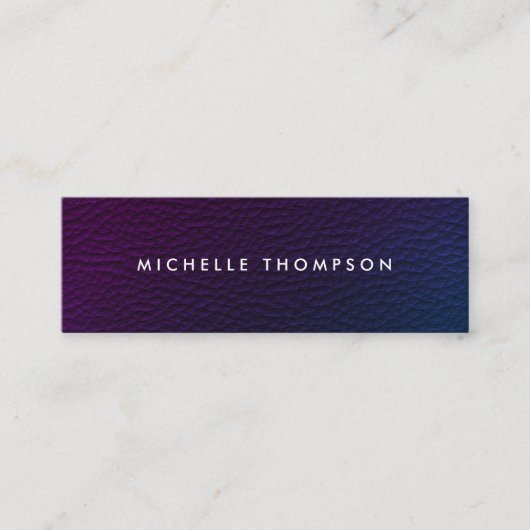 テクスモダンカラフルチャ スキニー名刺 (正面)