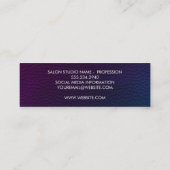 テクスモダンカラフルチャ スキニー名刺 (裏面)