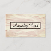 テクスモダンチャ美しいサロンロイヤリティカード ロイヤリティカード (正面)