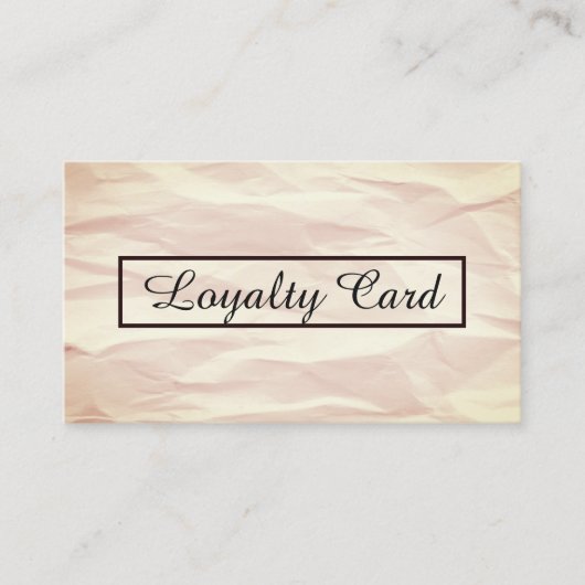 テクスモダンチャ美しいサロンロイヤリティカード ロイヤリティカード (正面)