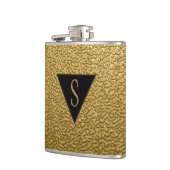 テクスモノグラムのチャ金ゴールド フラスク (左)