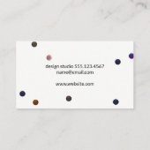 テクス芸術的カラフルチャ球 名刺 (裏面)