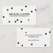 テクス芸術的カラフルチャ球 名刺 (正面/裏面)